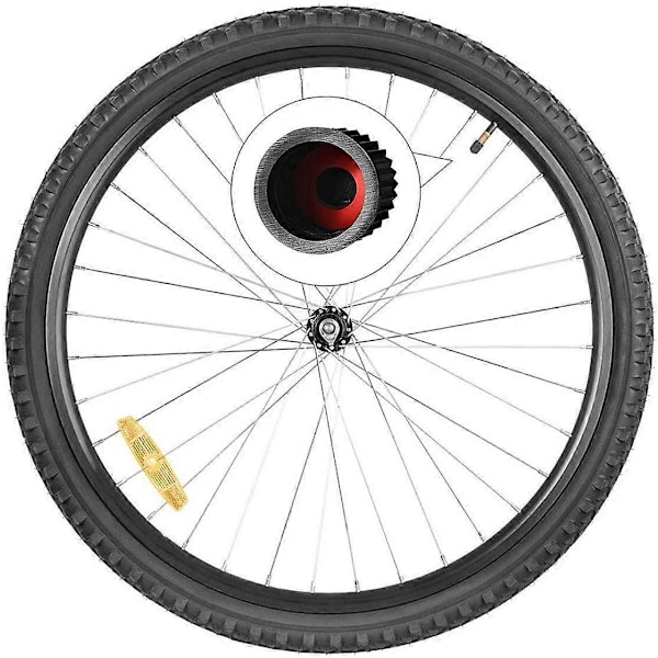Ventilhattar för däck, 10 st Plast Dammskydd för Däckventiler för SUV, Motorcykel, Lastbilar, Cykel, Svart
