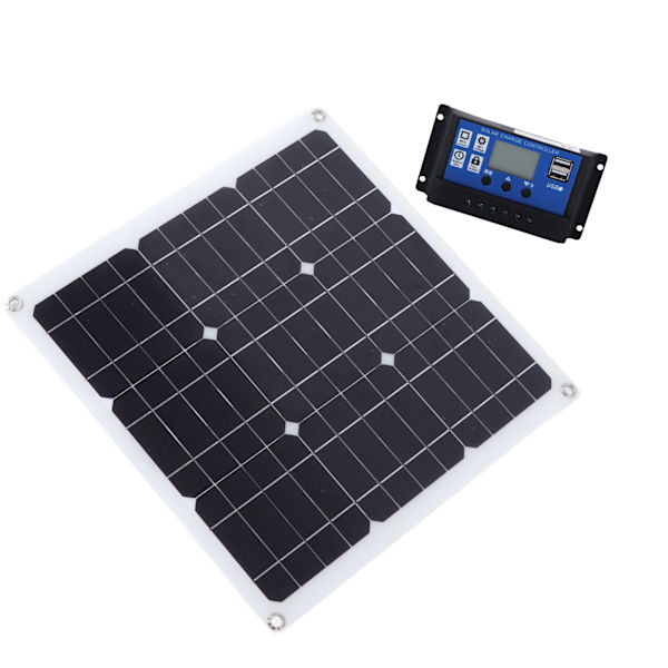 30W aurinkopaneelipaketti kaksois-USB DC-lähtö aurinkokennot 100A ohjain autoakulle veneelle