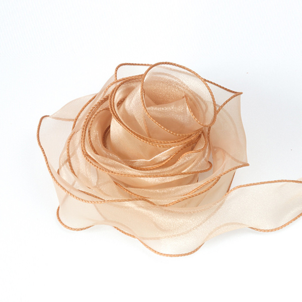 Brun färg kantband - 2,3 m längd, 4 cm bredd