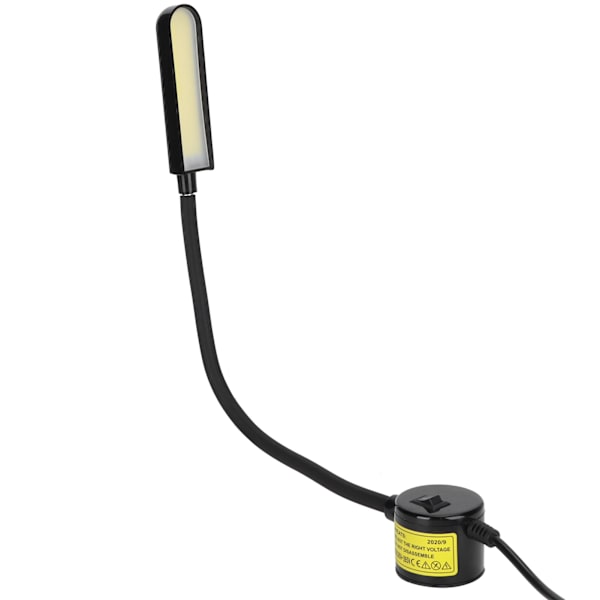 COB 6W 30LED ompelukoneen valo kirkas lamppu magneettijalustalla EU-pistoke AC/DC85-265V