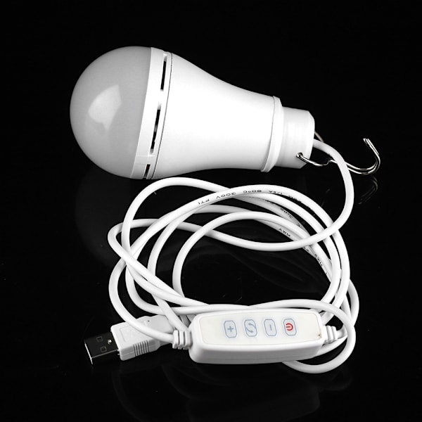 5V USB LED-lampa Nödlampa för Utomhuscamping Vandring Hemläsning (10W)