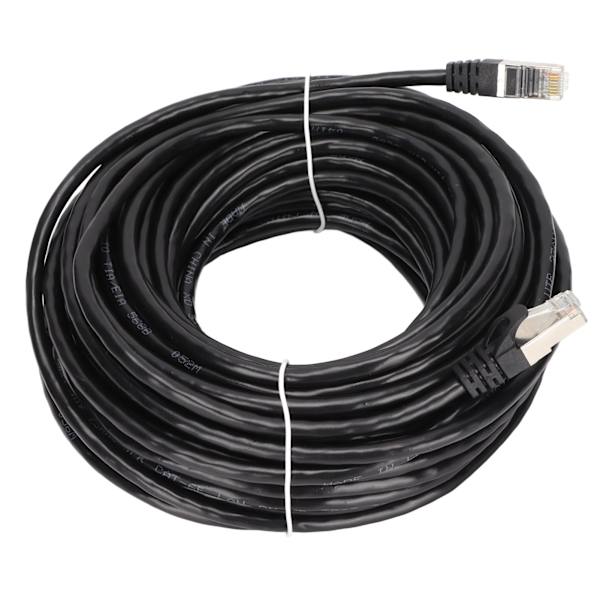 Cat 6 Ethernet-kabel EMI-beskyttelse Lavt returtap 10 Gbps Høyhastighets RJ 45-kontakt Internett-ledning for PC 20 meter