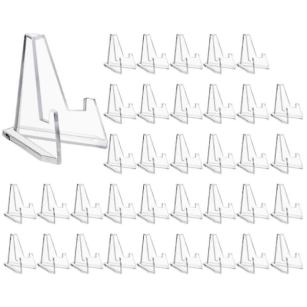 Mini Akryl Staffeli Display Stand, 36 pakker