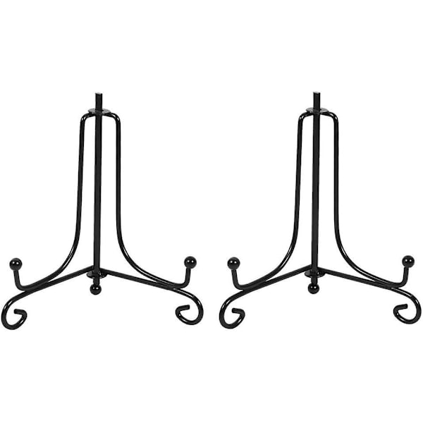 Metallstativ för skål, tallrik, konst och fotodisplay - set om 2