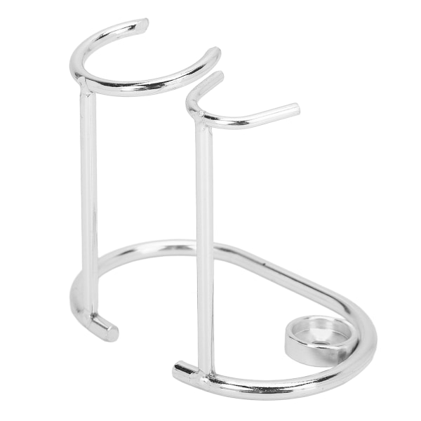 Rakbord Säkerhet Rostfritt stål Modern design Rostfri Slitstark liten bärbar rakborsthållare för toalett Silver