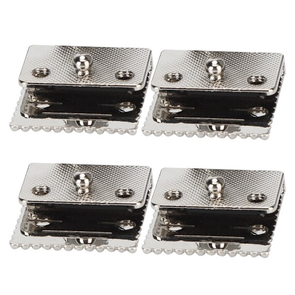 4 Set Metall Dekorativt Spänne Karaktär Läder Varor Bagage Jeans DIY TillbehörSilver B01-51-52065