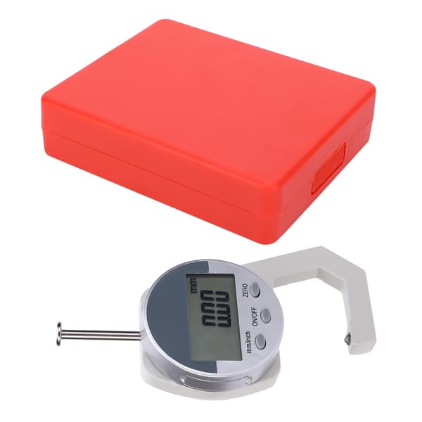 Digital tykkelsesmåler elektronisk 0-25,4 mm 0,01 mm LCD-display tykkelsesmåler tester