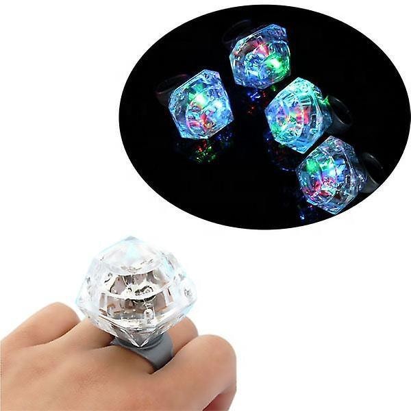 Lysende LED Fingerlampe (5 stk) - Magisk Lysende Triks for Halloween Spøker