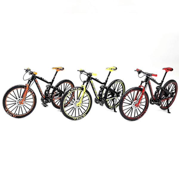 Mini 1:10 Legering Cykel Skala Model Desktop Simulation Ornament Finger Mountainbikes Legetøj Grøn