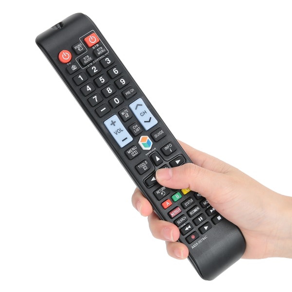 2 STK Multifunksjons TV-fjernkontroll med store knapper for Samsung A59-00784C TV