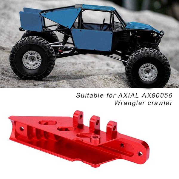 Aluminium Alloy Rear 4-Link Mount for AXIAL AX90056 Jeep Wrangler RC Crawler Part (Red)