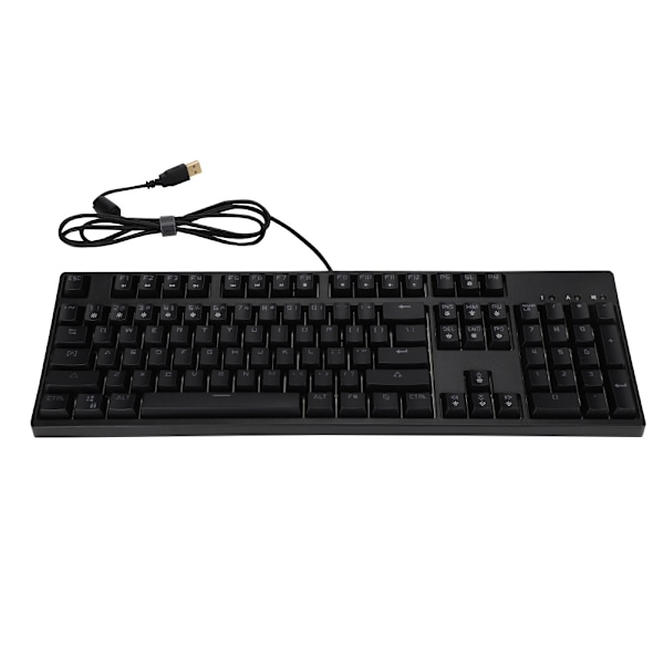 M-8 104 taster regnbue baggrundsbelysning mekanisk kablet computer tastatur spil kontor