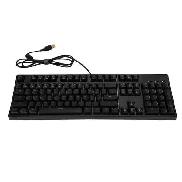 M-8 104 taster regnbue baggrundsbelyst mekanisk kablet computertastatur spil kontor