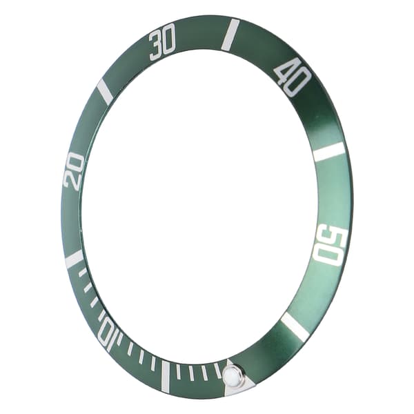 Professionell Armbandsur Bezel Insats Loop Ersättning Klocka Bezel Insats Ring Tillbehör Grön