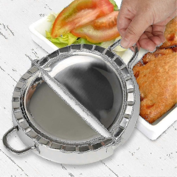 Stor Empanada Maker, 15 cm Empanada Presse i Rustfrit Stål, Konditorværktøj, Lommetærte