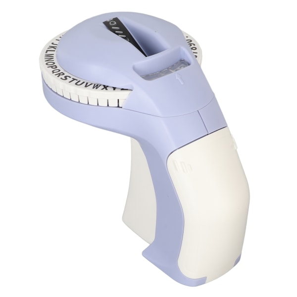 Embossing Label Maker 47 utskrivbara tecken 600 dpi Enkel kontroll Etiketttillverkning Prägling för Craft DIY Scrapbooking Lila