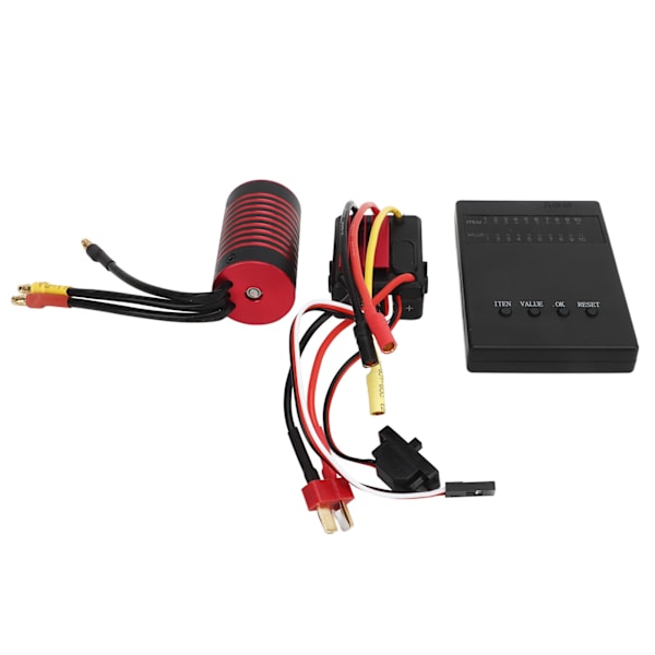 RC-harjaton moottori ESC-sarja 2845 vedenpitävä moottori 35A ESC-ohjelmakorttisarja 1/12 kauko-ohjattavaan autoon 2800KV