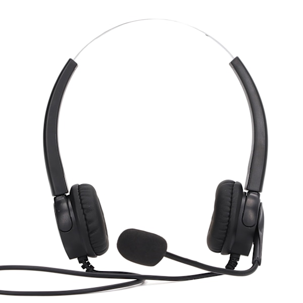 Profesjonelt støyreduserende headset for kundesenter med USB-tilkobling for telemarketing, kundesenter og nettbasert undervisning