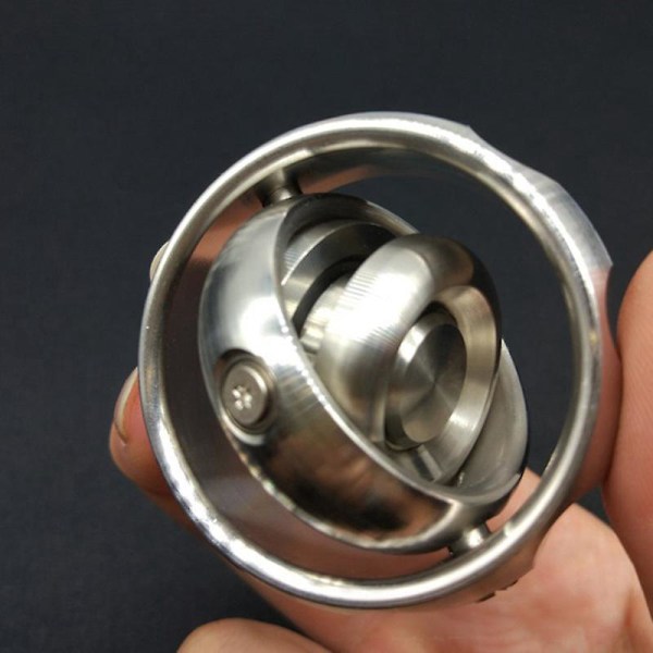 Gyroscope i metall, leksak för vuxna, Anti-stress fingerrotationsgyro, Fingerdekompression