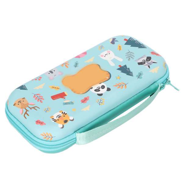 Bæretaske til Switch Bærbar Slank Hard Shell Taske med 8 Spilkortpladser til Rejser til Switch
