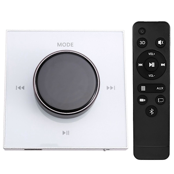 86 Hi-Fi Smart Vægmonteret Stereo Baggrundsmusik Controller Hvid