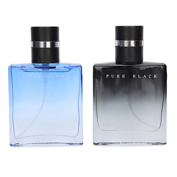 2 stk Mandlige parfumesæt glasflaske Langvarig duft Let smagsspray parfume 30ml