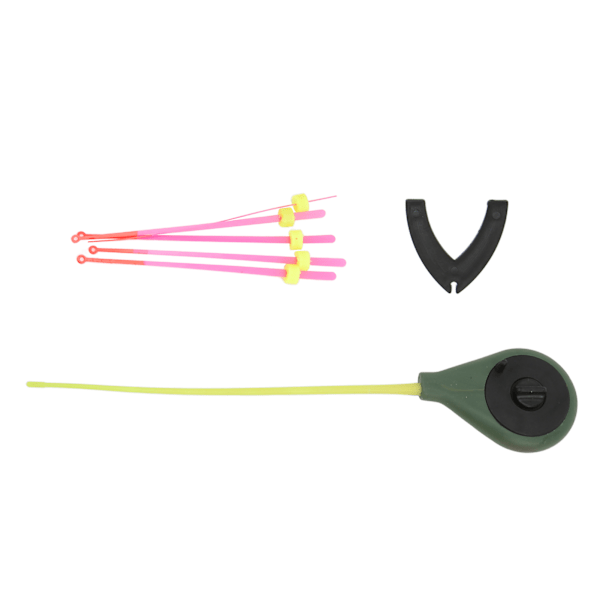 Mini isfiskeri stang kit isfiskeri stang med top spids bærbar fiskegrej til vinterfiskeri 12cm