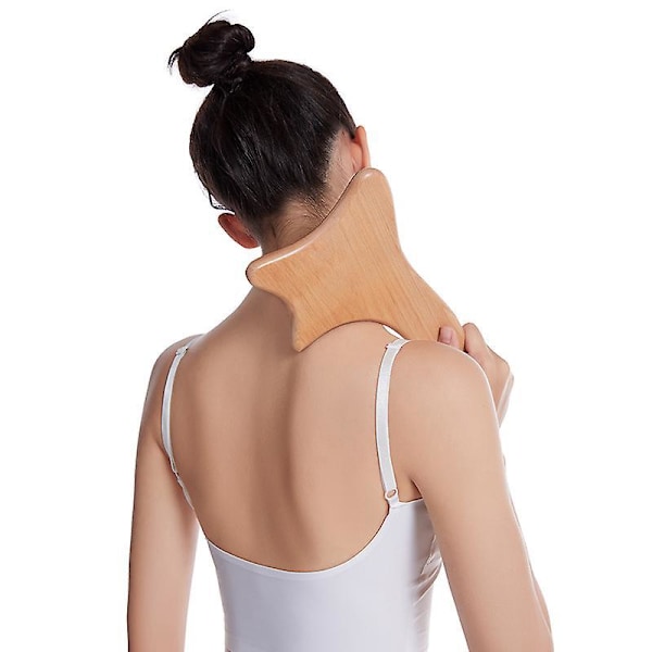 Helkropps Träskrapbräda - Trämassageverktyg för Kroppsskulptering, Cellulitreducering, Gua Sha och Muskelavslappning