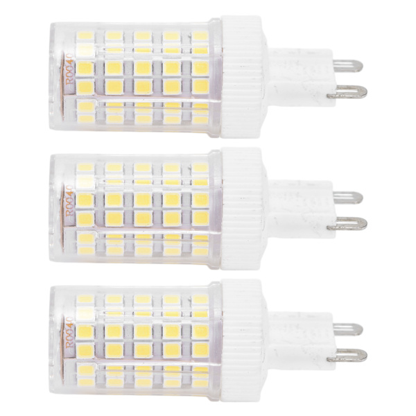 3 Stk G9 LED Lampe Pære 2835 10W 1000LM 360 Vinkel Keramisk Pære til Indendørs Hjem Køkken 220VVarmt Lys