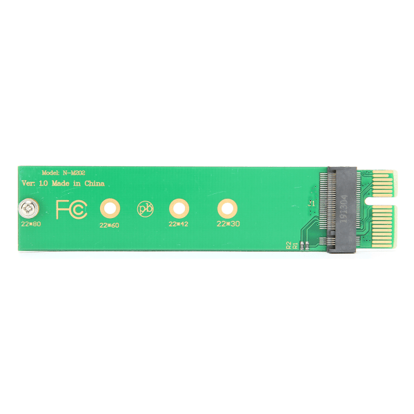 PCI E til NGFF M.2 Harddisk NVME-adapterkort SSD-harddiskkortleser PCI E 1X testkort