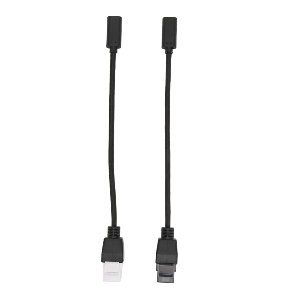 2 kpl USB C Keystone Jack Cable USB3.1 TYYPPI C naaras-naaras jatkosovitin seinälevyn liittimien kaapelille