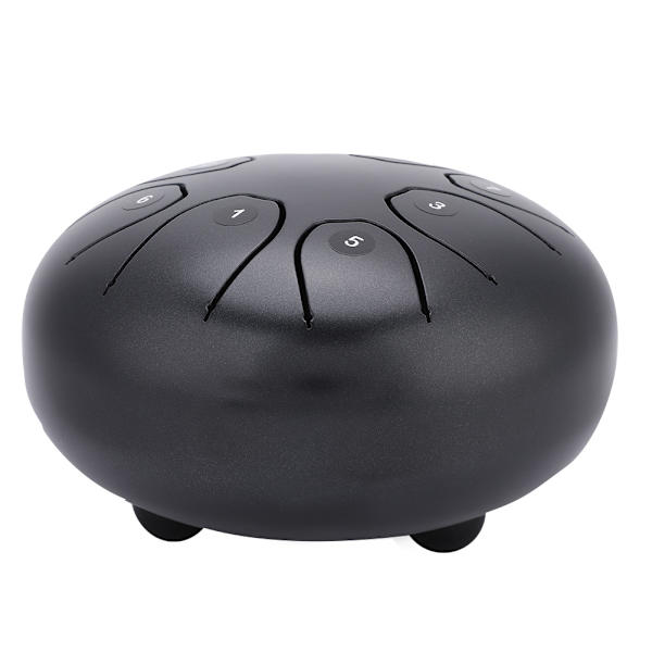 Perfekt kvalitet Hand Pan Handpan Tongue Tank Trumma 5,5 tums slagverk (kaffe)