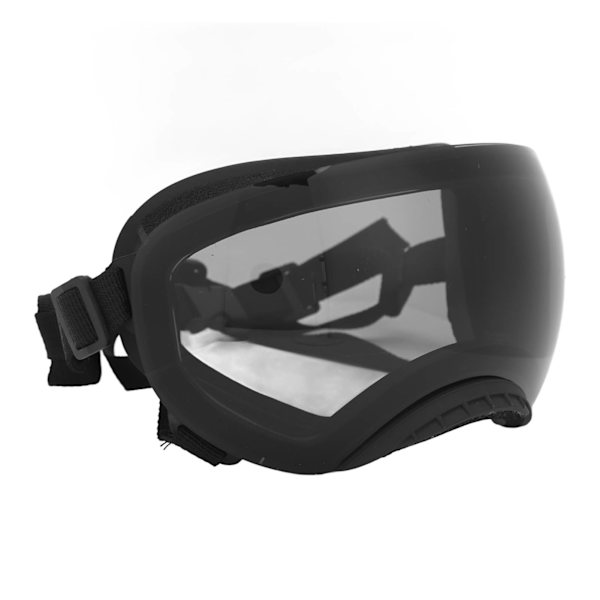 Hunde Goggles UV-beskyttelse Vindtætte Magnetiske Linser Komfortable Kæledyr Ski Solbriller til Mellemstore Store Kæledyr Grå Linse