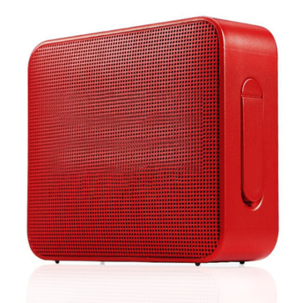 Langaton Bluetooth-kaiutin HiFi-stereobassolla, monitoiminen minikannettava langaton kaiutin ulkoilmatkalle kotiin, punainen