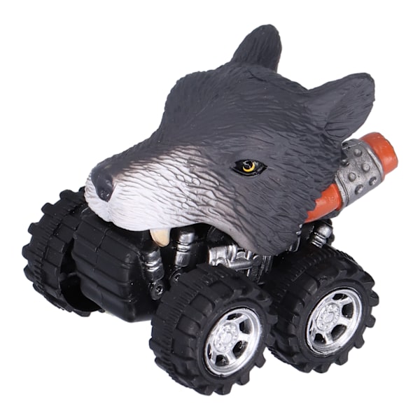 Four Wheel Drive Pull Back Car Toy Vehicles Toy for Kids Toddlers Above 2 Years Old Wolf Head