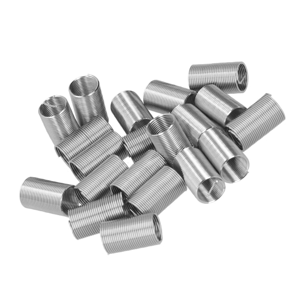 20 stk Gevindreparation M14 x 1,25 Spiral Circle Insert Reducer Møtrik Gevind Expand Socket Set3D