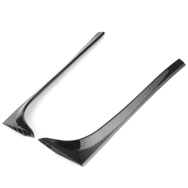 2 st Bakre Fönsterspoiler Sidovinge Trimskydd Bil Fordonsmodifiering Passar för MK7 GTD R 2014‑2018 Kolfiberstil