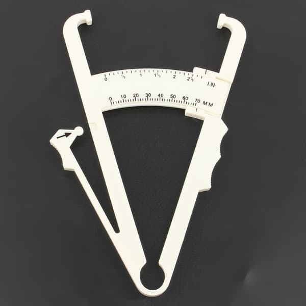 1PC Body Fat Caliper Tester Fitness Skin Fold Accurate Measure Measurement Tool