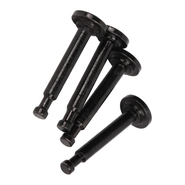 4 st Stötdämparstift Stål Tight Fit Stötdämparstift Kit för ARRMA 1/7 1/8 RC Bil Svart