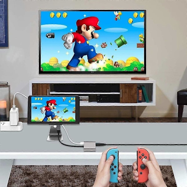 Uusi 2025 USB C - HDMI VGA -sovitin, Weton 4-in-1 Type C - HDMI VGA -liitäntäkeskitin USB 3.0 -moniporttimuuntimella
