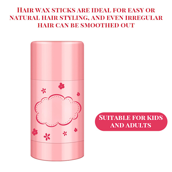 Hårstylingvoks Bærbar Unisex Safe Broken Hair Frizz Fixed Wax til Kvinder Mænd