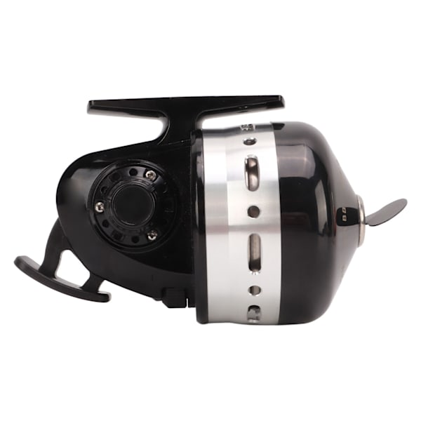Fiske Spinnereel i Rustfrit Stål Metal Sort 3.6:1 Gear Ratio Baitcasting Fiskehjul til Ferskvand Saltvand