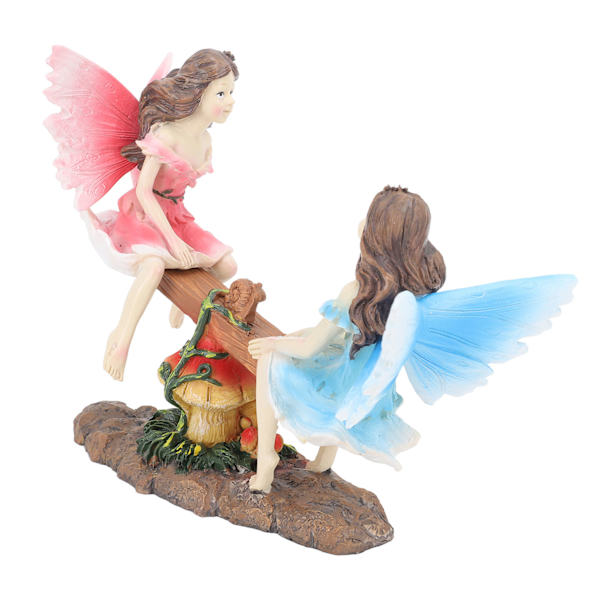 Fe Figur Ornament Vippefigur Harpiks Realistisk Figur Dekoration til Have Hjem Stue Kontor