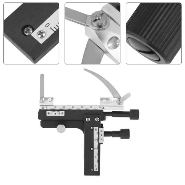 Profesjonell festbar mekanisk X-Y flyttbar trinnskyvelære med skala for mikroskop