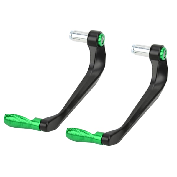 2 stk. Motorcykelgreb Beskyttelsessæt Aluminiumlegering Bremsekobling Styrbeskytter til Mountainbikes Grøn