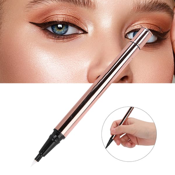 Makeup Flytande Eyeliner Långvarig Oföränderlig Vattentät Svettresistent Flytande Eyeliner Brun