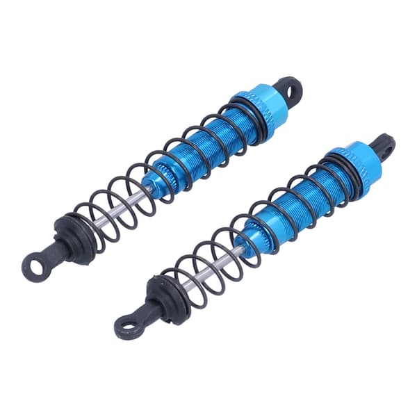 2 stk. 97 mm RC aluminiumslegering støddæmper til TRAXXAS SLASH 2WD RC biler, blå