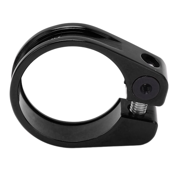 Sadelstolpeklämma i aluminiumlegering 31,8 mm CNC-skärning Ergonomisk ihålig design Cykelstolpeklämma Svart