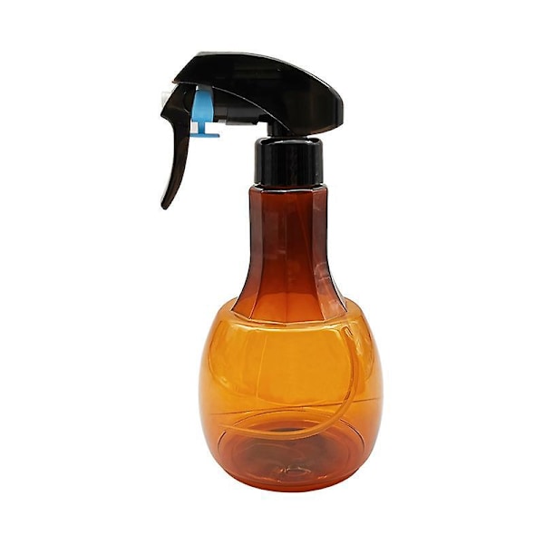 Tyhjä Suihkepullo 400ml Muovi Suihkepullo Sumutinpullo, Sumutin Kasveille, Hiustenhoitoon, Puutarhaan, Siivoukseen (Ruskea)