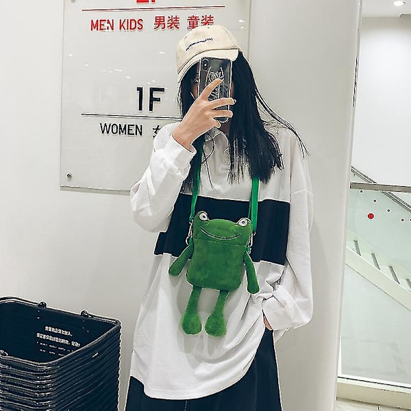 Söt Plush-Anka Ryggsäck för Kvinnor - 2022 Ny Cross-body Väska